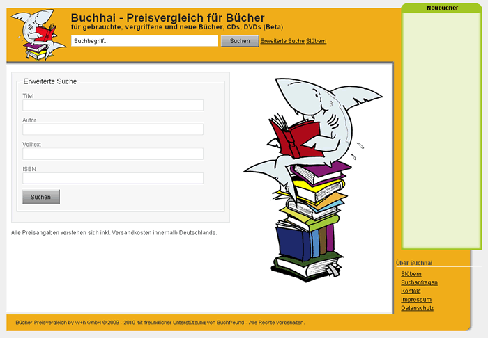 Buchhai - Metasuchmaschine